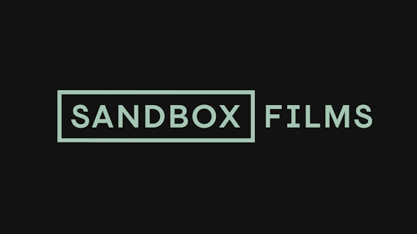 A logo for Sandbox Films.
